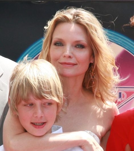 Michelle Pfeiffer with her son John Henry Kelley