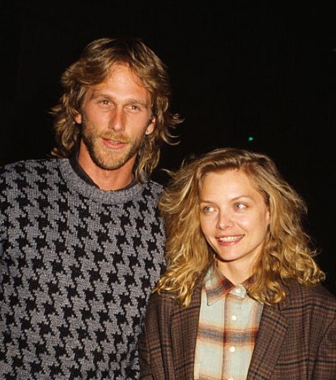 Michelle Pfeiffer with her ex-husband Peter Horton